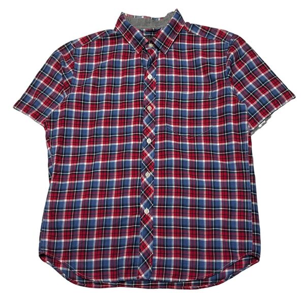 THE SHOP TK MIXPICE ザ ショップ ティーケー 半袖シャツ チェック M
