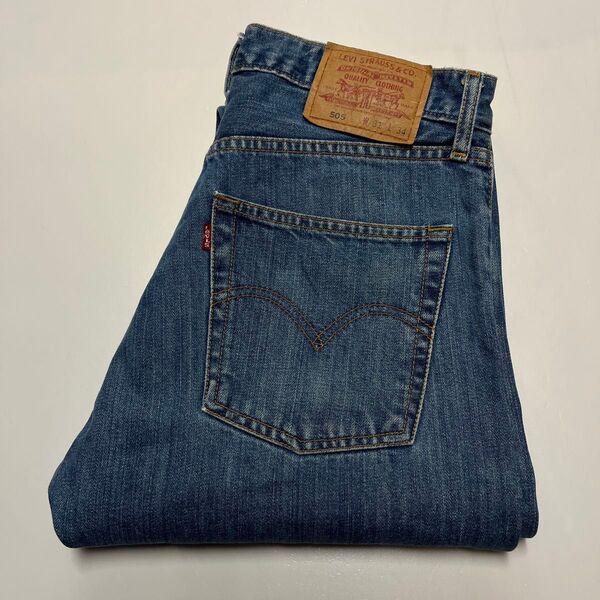90s フィリピン製 Levi’s リーバイス 505-03 レギュラーフィットストレートジーンズ デニムパンツ W31 L34