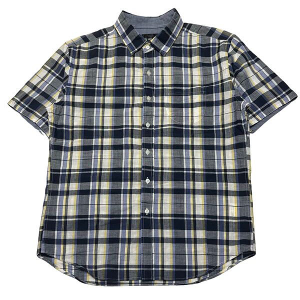 THE SHOP TK MIXPICE ザ ショップ ティーケー 半袖シャツ チェック M