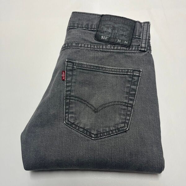 Levi’s リーバイス 511 スリムフィットストレッチジーンズ デニムパンツ グレー 04511-0280 W30 L34