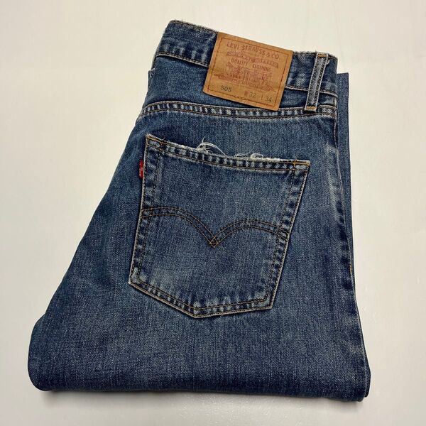 90s フィリピン製 Levi’s リーバイス 505-03 レギュラーフィットストレートジーンズ デニムパンツ W32 L34