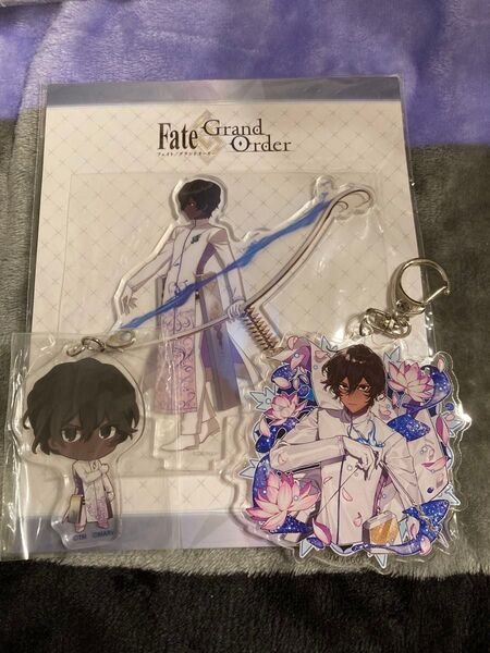 FGO アルジュナ バトルキャラ風アクリルスタンド アクキー コマンドコードキーホルダー 指令紋章 アクスタ