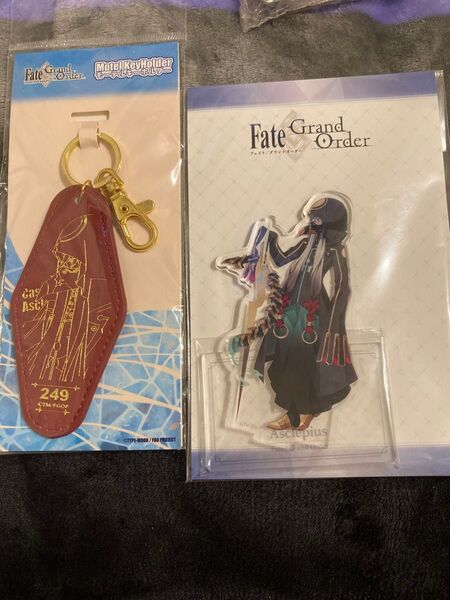 FGO アスクレピオス モーテルキーホルダー バトルキャラ風アクリルスタンド アクスタ