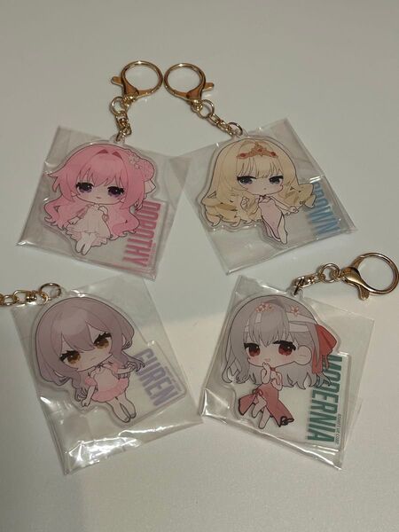 NIKKE spring colors アクリルキーホルダー デフォルメ 4種