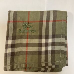 BURBERRY バーバリー ノバチェック メンズ ハンカチ カーキ