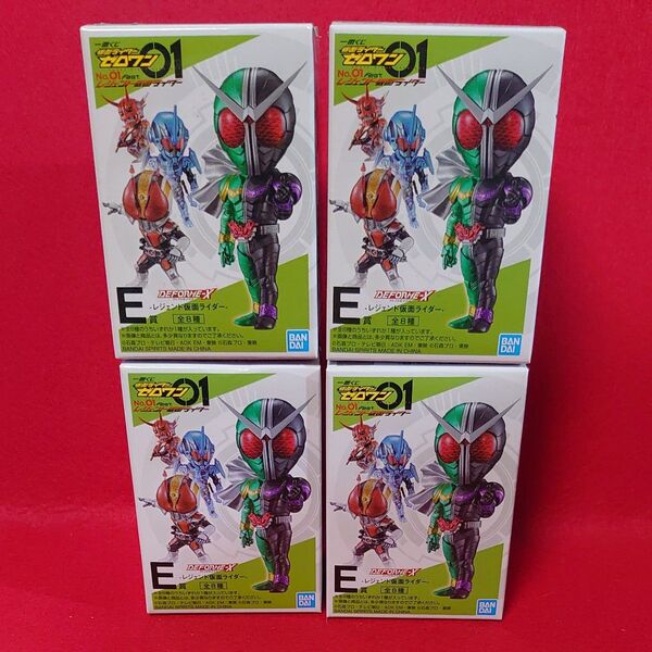 一番くじ 仮面ライダーゼロワン featレジェンド仮面ライダーNO,01 E賞 空箱 4点セット