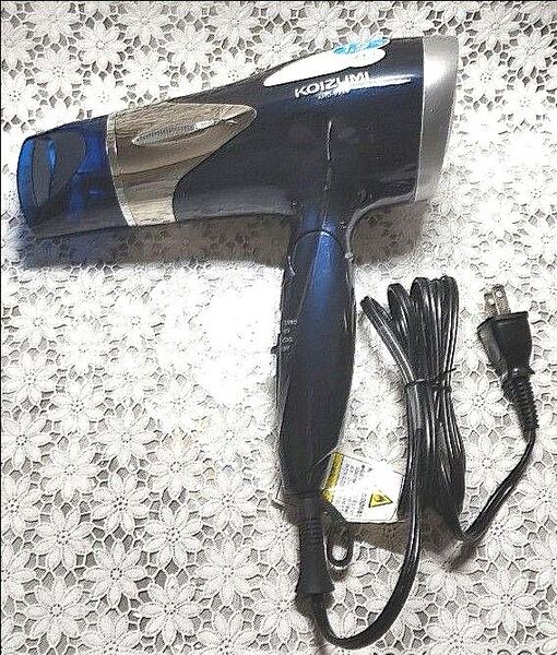 ヘアドライヤー ツインマイナスイオン KHD9320 コイズミ ブルー ヘアケア