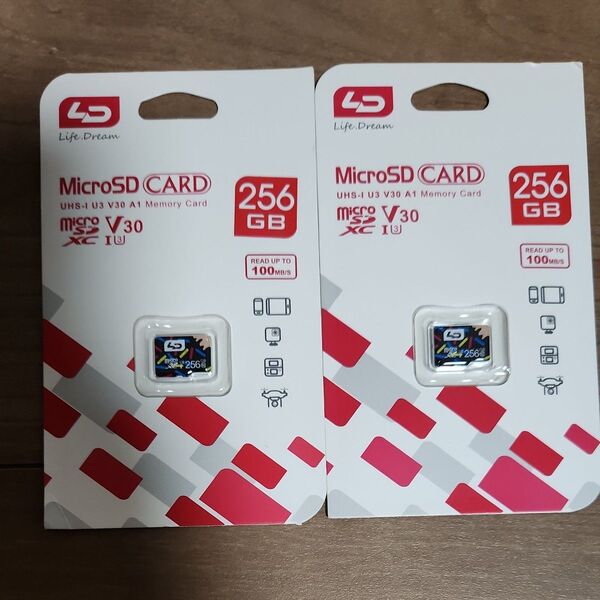 【新品未開封】Life.Dream MicroSDカード 256GB 2個セット