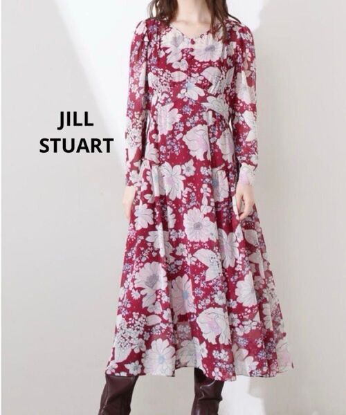 JILL STUART ジルスチュアート ビビアンフラワーワンピース 新品 花柄 ロング