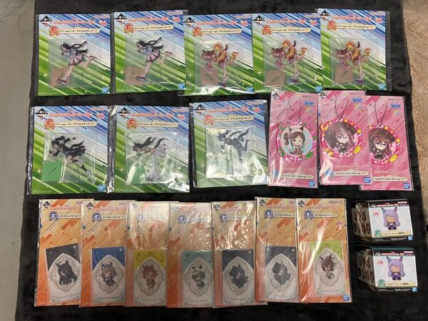 【新品/未使用品】一番くじ ウマ娘プリティーダービー 11弾 E/F/G/H賞 まとめ