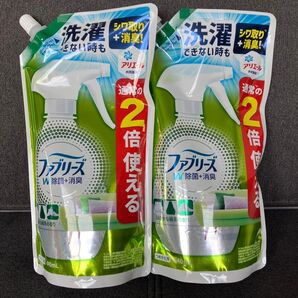 ファブリーズ W 除菌・消臭 ほのかな緑茶の香り 640ml 詰め替え用 2個セット