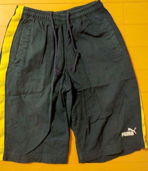 160cm PUMA 男児ハーフパンツ 短パン綿100%