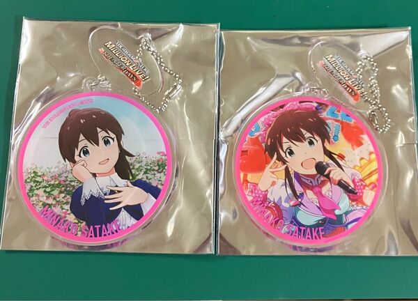 アイドルマスターミリオンライブ カラ鉄 ゆらゆらアクキー 佐竹美奈子 2点 ゆらゆらアクリルキーホルダー