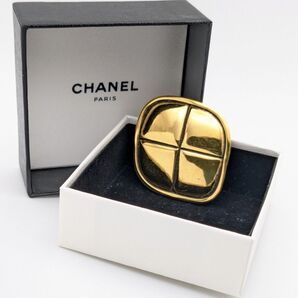 正規品 シャネル CHANEL マトラッセ ヴィンテージ ひし形 ブローチ