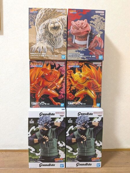 NARUTO−ナルト−疾風伝 九喇嘛 守鶴 ガマブン太 はたけカカシ フィギュア