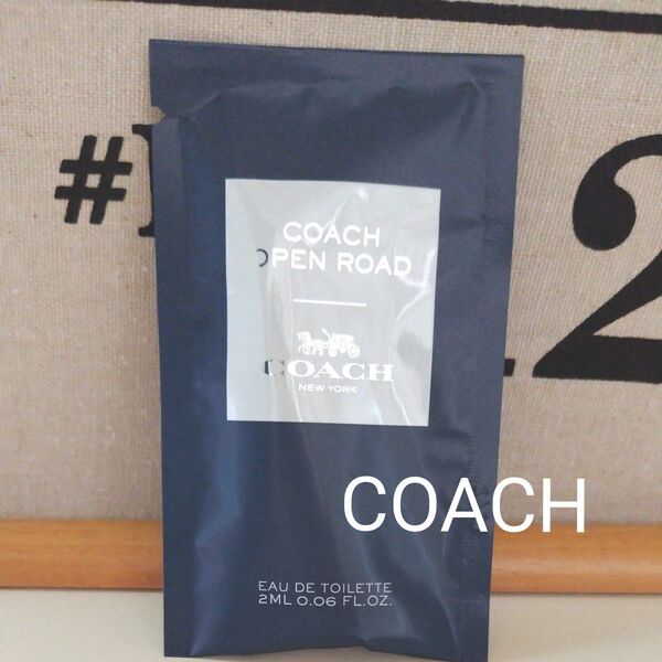 新品未使用 香水サンプル コーチ オープンロード オードトワレ COACH
