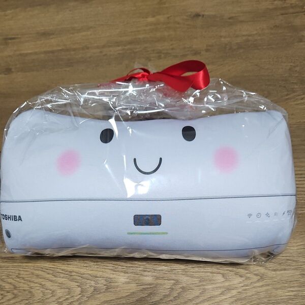 東芝 エアコン 記念品 2way ネックピロー クッション