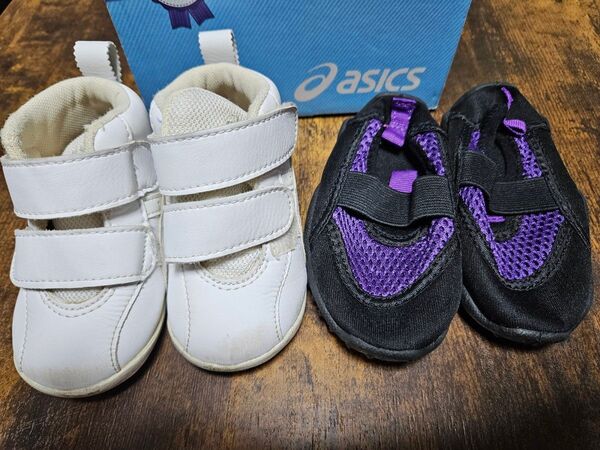 スニーカー アシックス ファーストシューズ NIKE ニューバランス キッズ 箱無し ホワイト balance