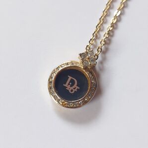美品 ディオール ネックレス ラインストーン トロッター リング アジャスター