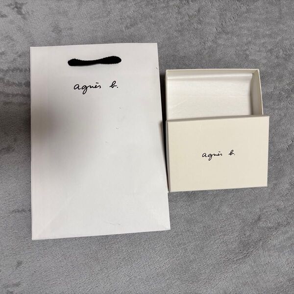アニエスベー ショップ袋とギフトボックス 紙袋 ショッパー