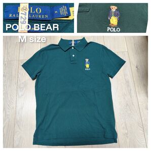ポロ ラルフローレン M ポロシャツ 半袖 半袖ポロシャツ POLO ポロベア グリーン ダークグリーン