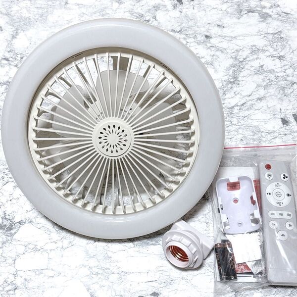 シーリングファン ライト led ファン付き照明 シーリングファン 扇風機 DCモーター 正逆回転切替 省電力 リモコン付き 6畳