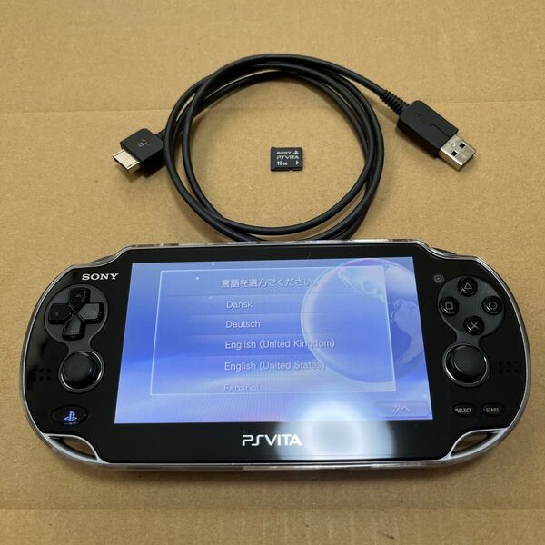 SONY PSVITA PCH-1100 本体 16GB 充電ケーブル