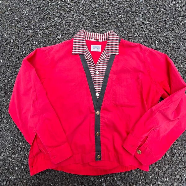 50〜60年代TOWN CRAFTロカビリーシャツ オープンカラーシャツ