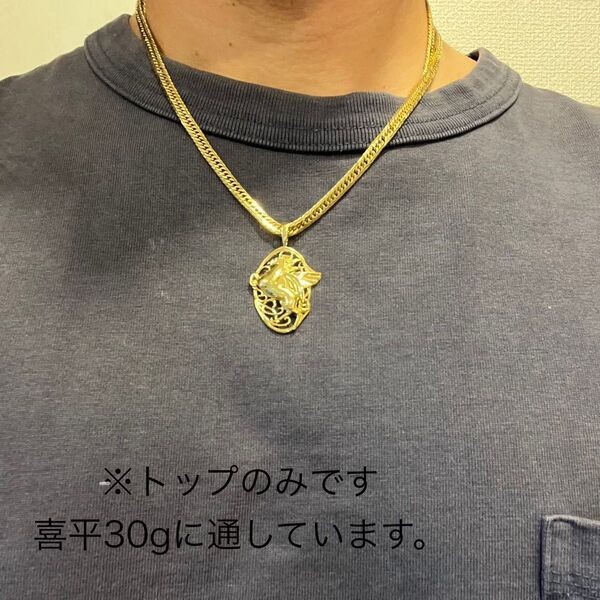 K18 ペンダントトップ 金 ペガサス ホース 馬 刻印あり 6.7g アンティーク アクセサリー ゴールド