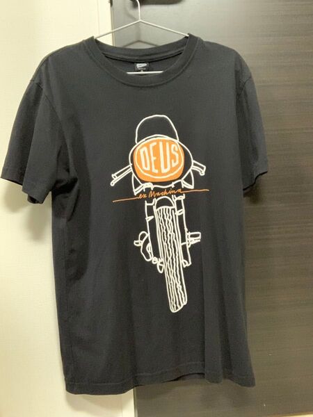 【美品】Deus Ex Machina バイクTシャツ ブラック サイズxs デウスエクスマキナ