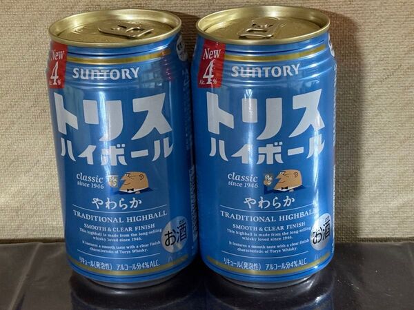 サントリー トリスハイボール やわらか 350ml 2缶 SUNTORY