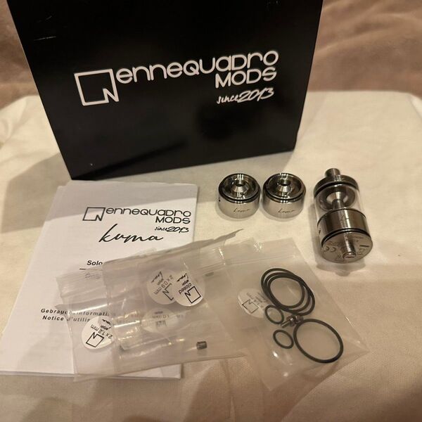 Ennequadro KUMA クマ RTA 22mm SS オーセンティック品 ハイエンド アトマイザー vape