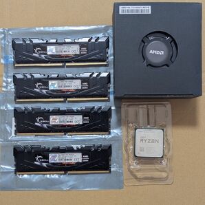 【セット販売】AMD Ryzen 5 3600 + DDR4-3200 32GB + Wraith Stealth