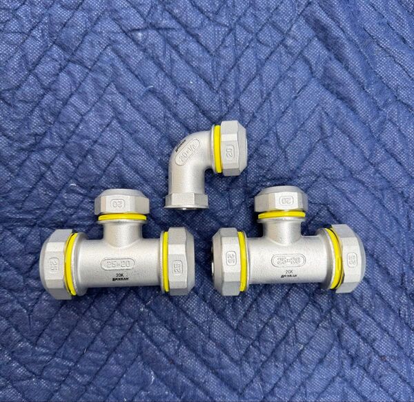 拡管式継手 BKジョイントⅡ 給水給湯配管継手 20K 異経ティー メスアダプター付エルボ