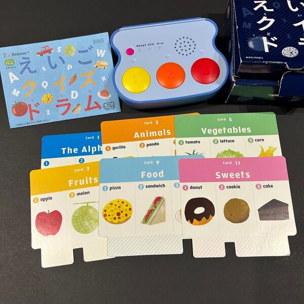 【中古】Benesse ベネッセ えいごクイズドラム 知育玩具 英語 こどもちゃれんじ すてっぷ