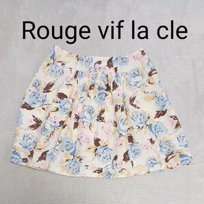 【76】Rouge vif la cle◆花柄スカート