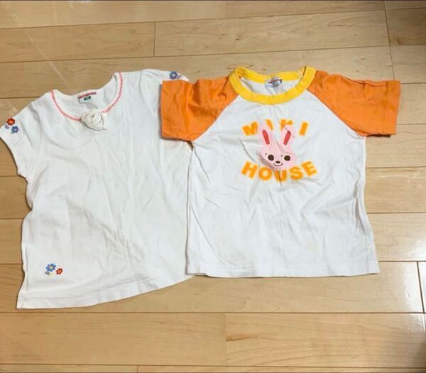 MIkI HOUSE キッズ100cm Tシャツ 2枚セット