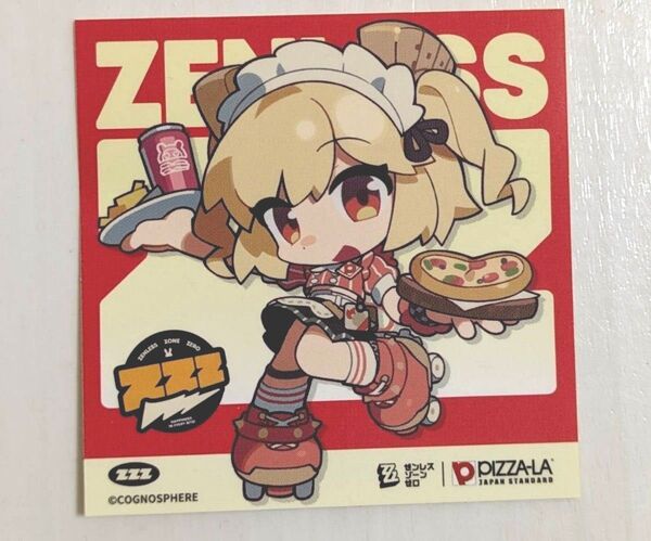 ゼンレスゾーンゼロ × ピザーラコラボ オリジナルデザインステッカー バーニス