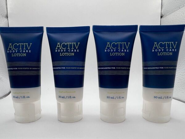ACTIV フォーポイントバイシェラトンボディローション30ml×4本=120ml