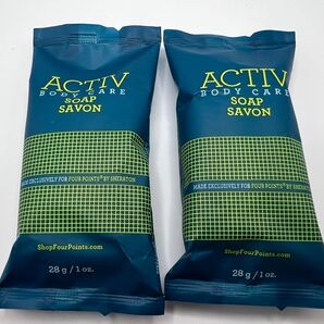 ACTIV フォーポイントバイシェラトン 石鹸 28g×2個=56g 固形
