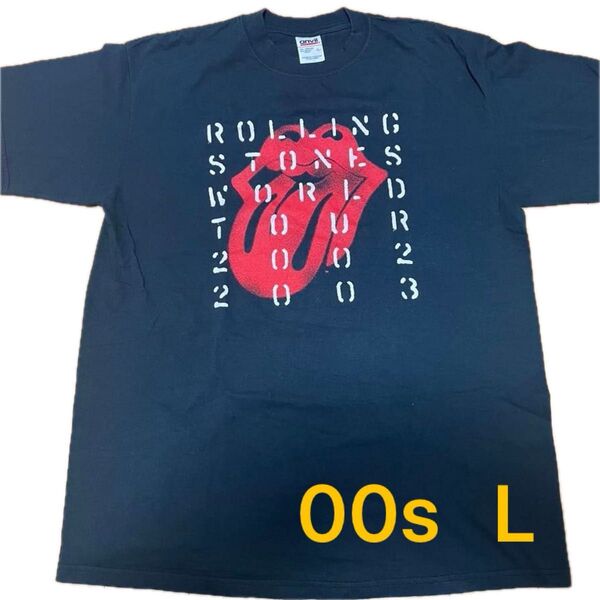 Vintage ROLLING STONES ローリングストーンズ 2002 WORLD TOUR Y2K L