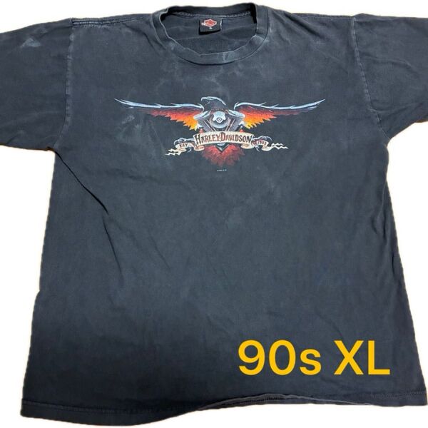 Vintage Harley davidson flame eagle ハーレー フレイム イーグル 90s XL