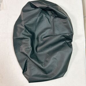 バイクシートカバー 原付 防水 補修 張り替え 耐摩擦 合皮レザー S ブラック