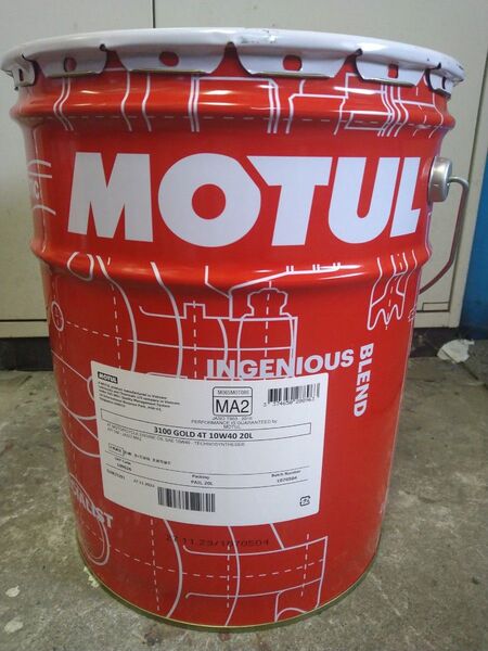 モチュール MOTUL 3100 ゴールド 4T 10w40 20L 国内正規品 領収書発行可能