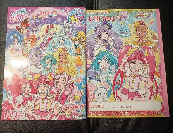 映画 プリキュア ミラクルユニバース セイカのぬりえ&スター☆トゥインクルプリキュア じゆうちょう 2冊セット