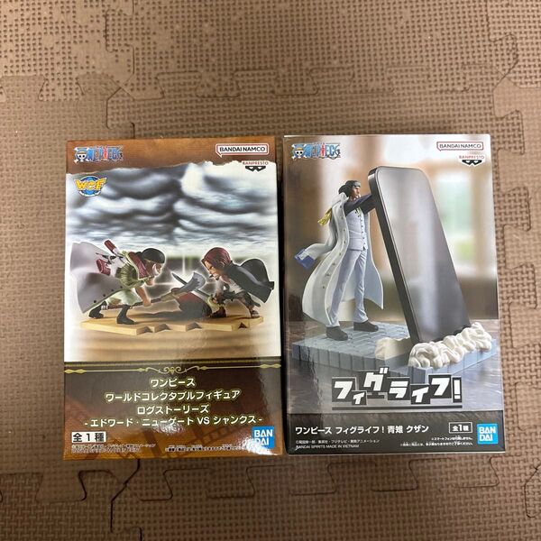 ワンピース フィグライフ!クザンワンピースワールドコレクタブルフィギュアログストーリーズ エドワード・ニューゲートvsシャンクス