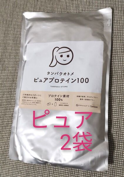 2パックセット! タンパクオトメ ピュアプロテイン