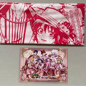 魔入りました!入間くん はなびより 花景の湯 手ぬぐい ブロマイドカード
