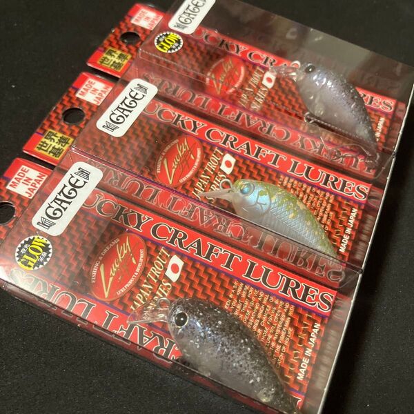 LUCKY CRAFT ラッキークラフト ミディアムクラピー GS2 GATE オオツカオリカラ 3個セット