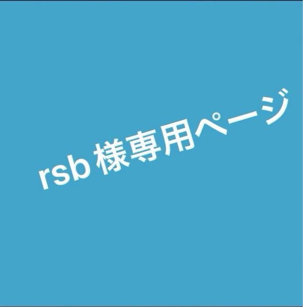 rsb様お取り置き21380円 1000円割引